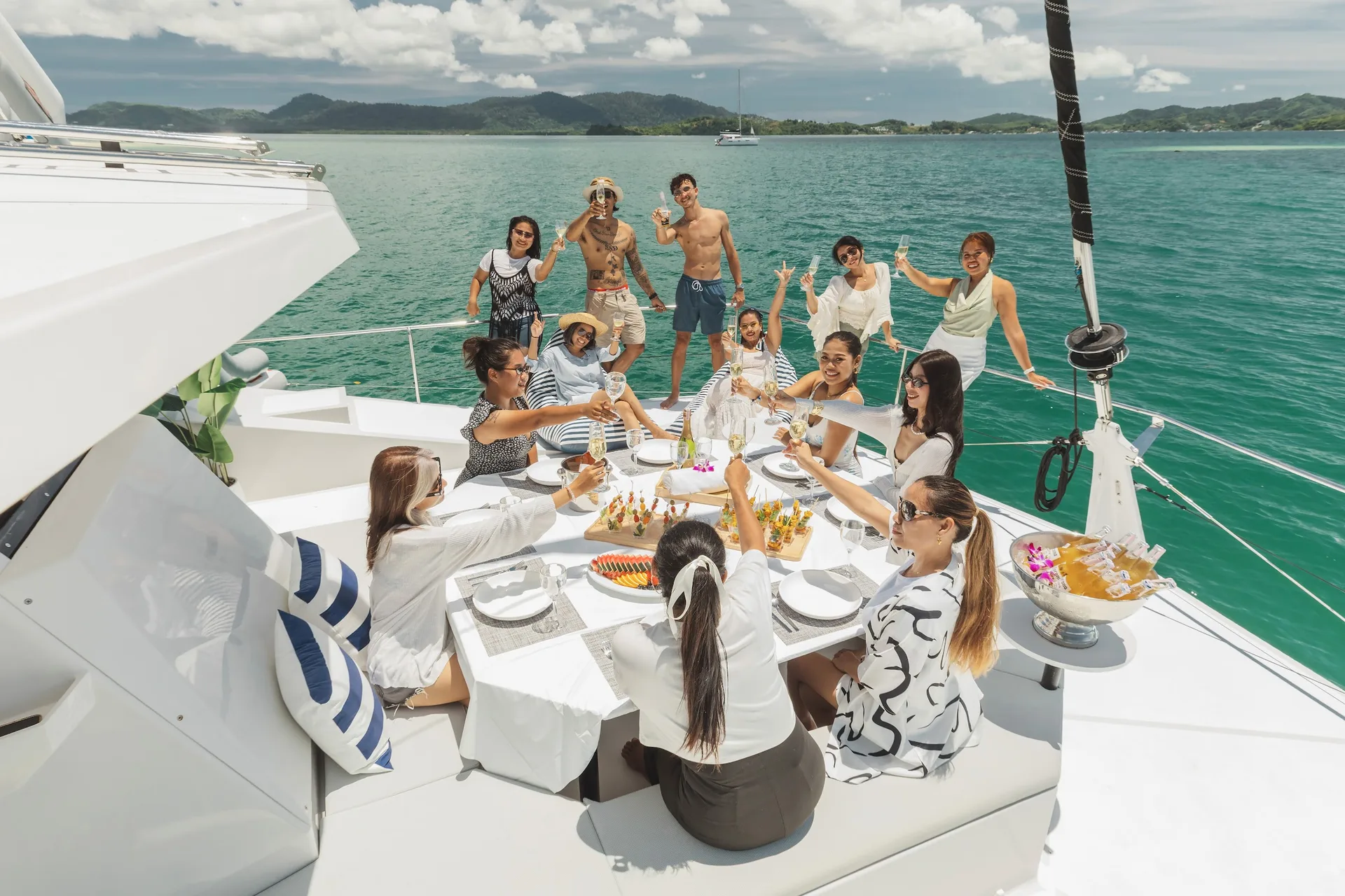 เรือคาตามารัน 55 ฟุต Satisfaction Sailing 14
