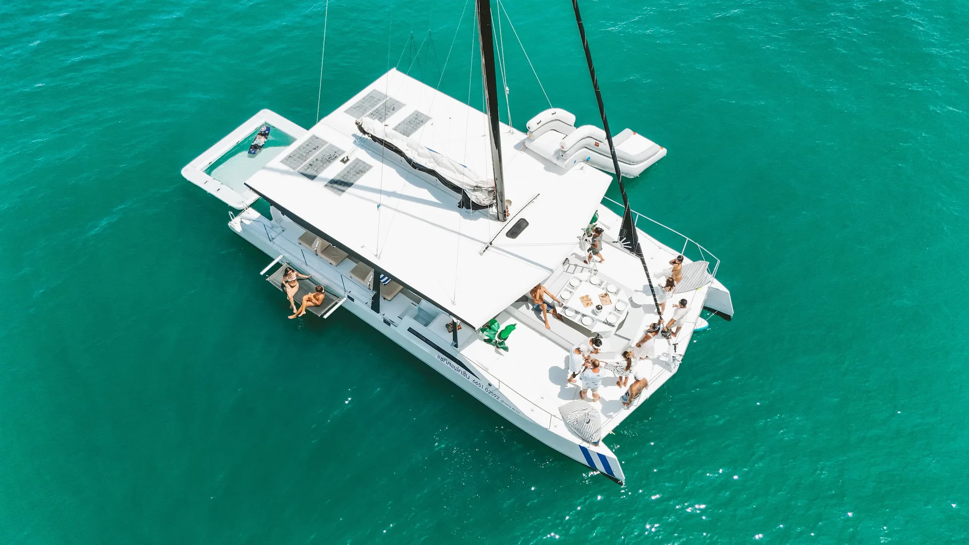 เรือคาตามารัน 55 ฟุต Satisfaction Sailing 2