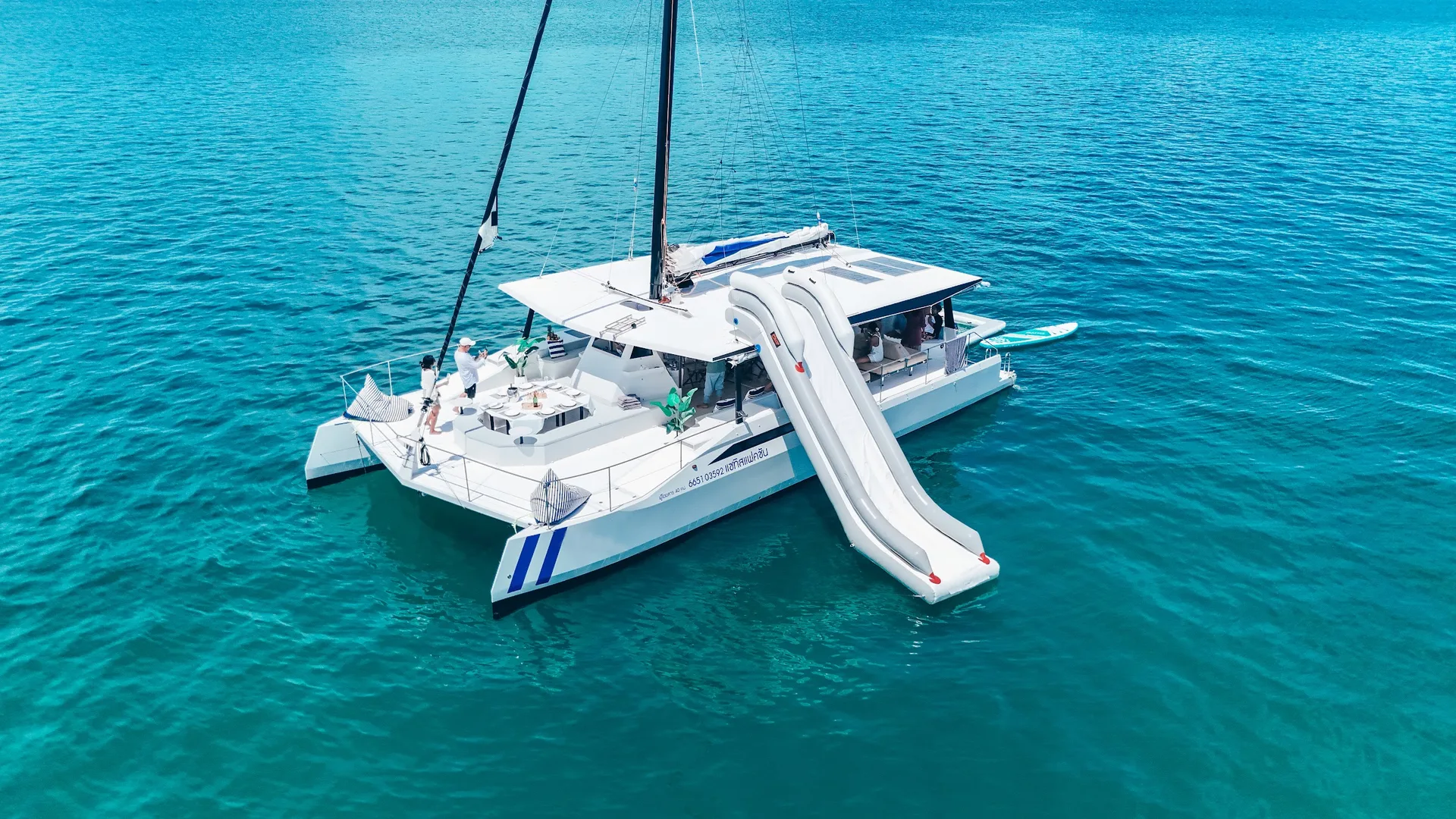 เรือคาตามารัน 55 ฟุต Satisfaction Sailing 8