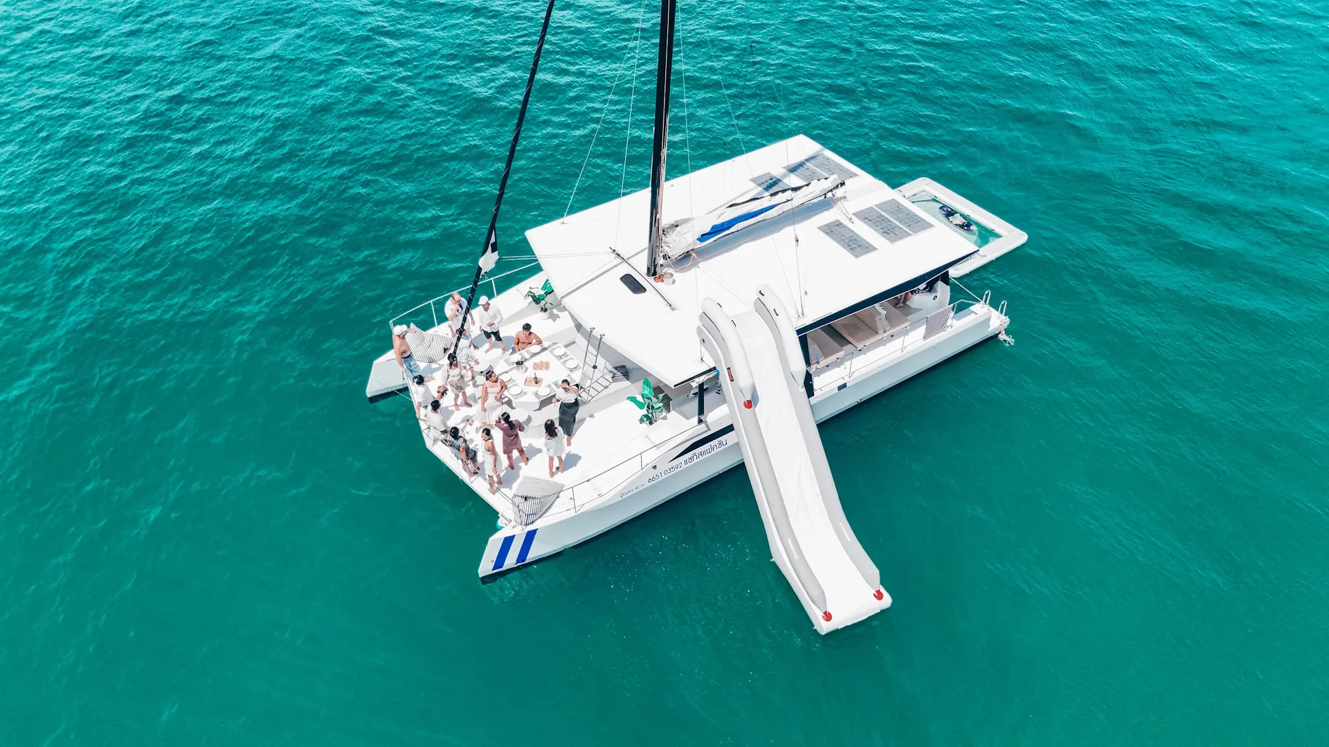เรือคาตามารัน 55 ฟุต Satisfaction Sailing 9