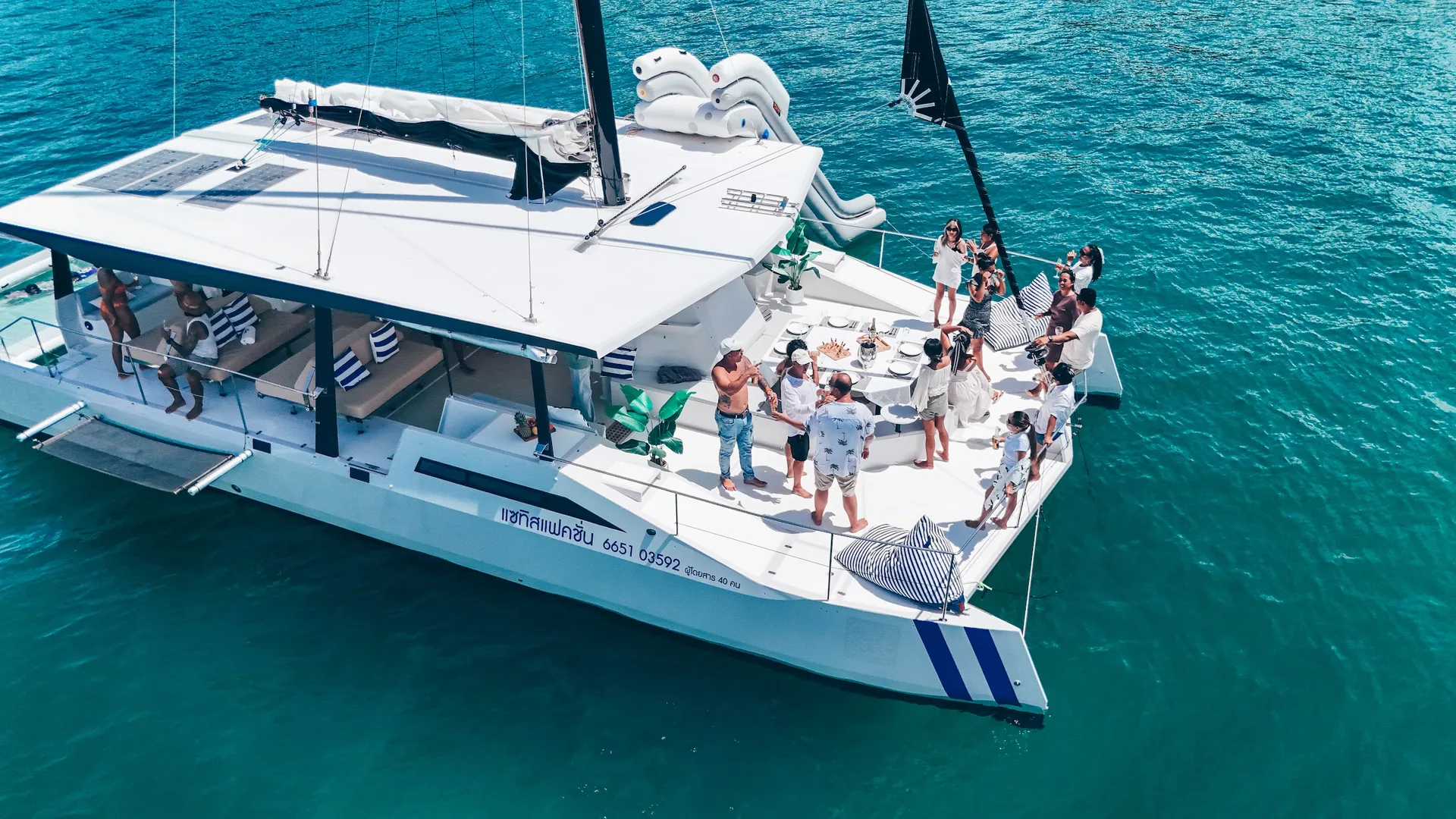 เรือคาตามารัน 55 ฟุต Satisfaction Sailing 7