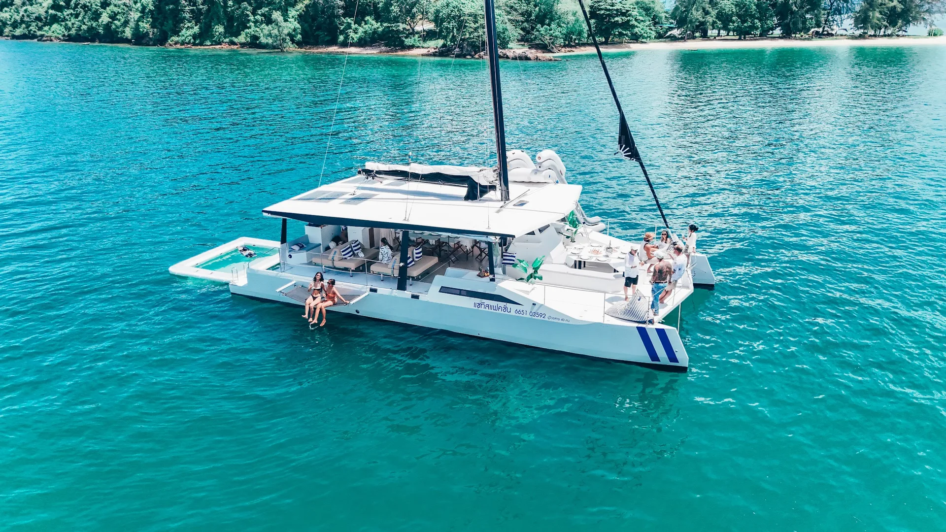เรือคาตามารัน 55 ฟุต Satisfaction Sailing 5